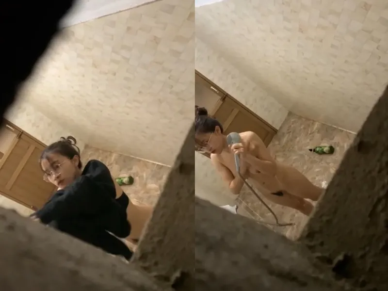 Quay lén tình nhân vú ngon tắm, khe âm đạo chảy nước ròng ròng